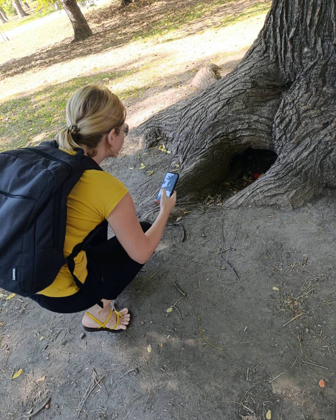 Participants solving City Hunt Belgrade treasure hunt tasks on the streets